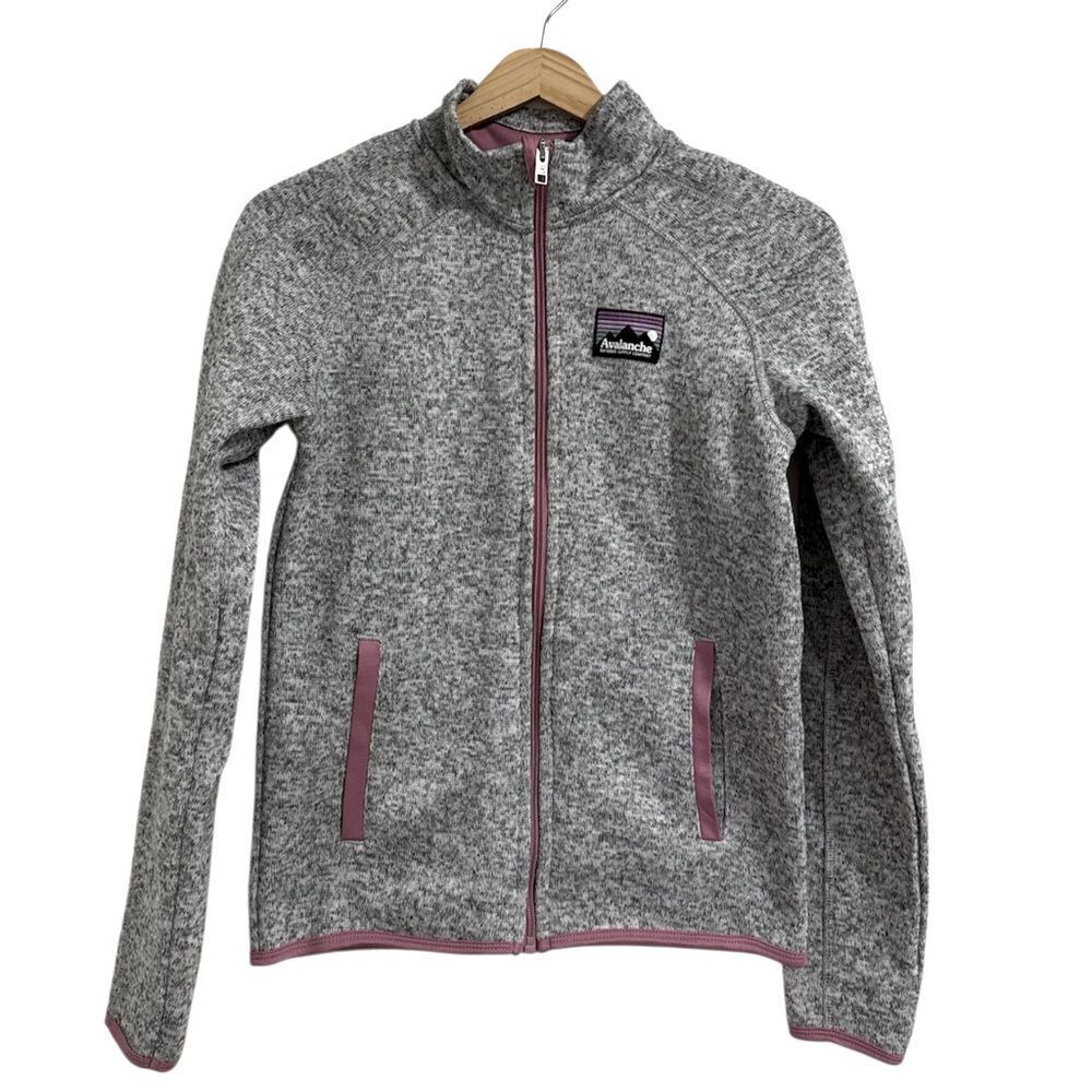 Avalanche Gray Utility Jacket with Textured Finish EUC